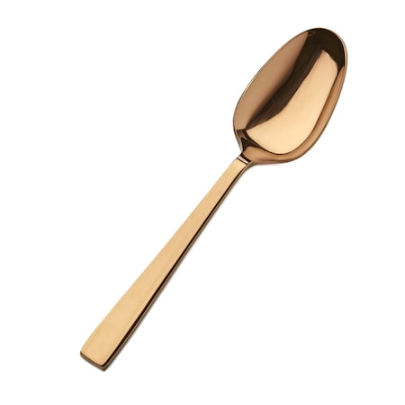 Bon Chef Roman, Table Serving Spoon, Mirror Finish, 18/10, 8.75" - Rose Gold , set of 12 S3704RG